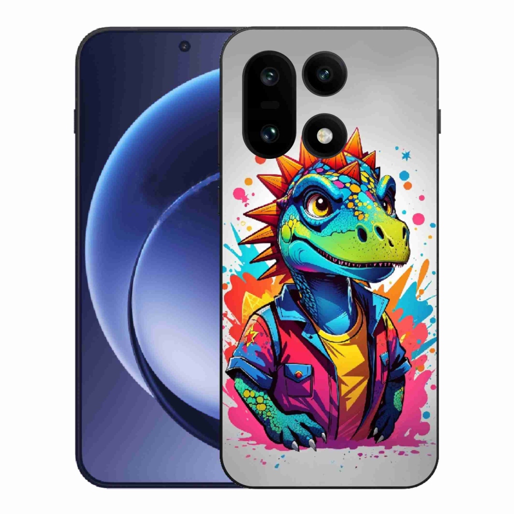Gélový kryt mmCase na One Plus 15 - farebný dinosaurus