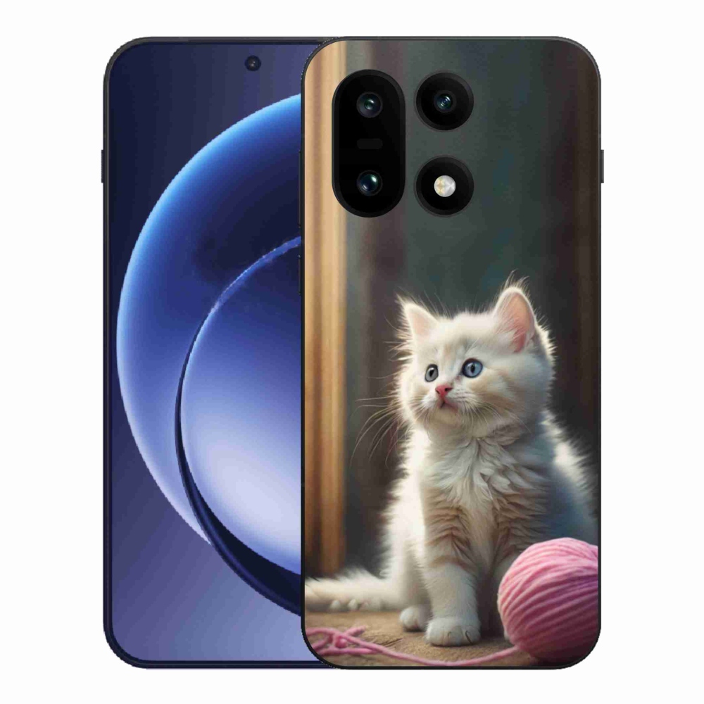 Gélový kryt mmCase na One Plus 15 - biele mačiatko 2