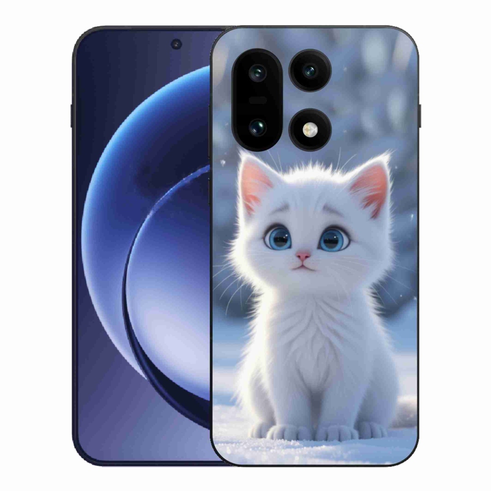 Gélový kryt mmCase na One Plus 15 - biele mačiatko 3