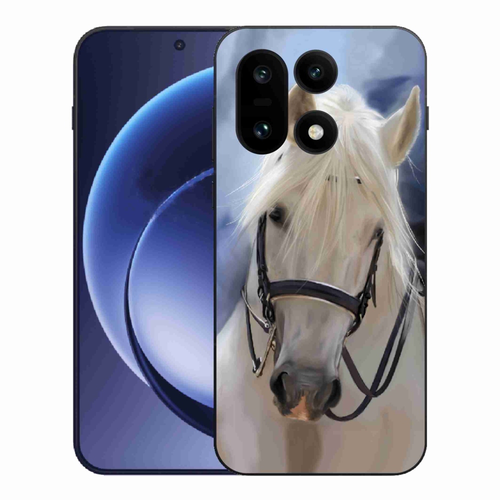 Gélový kryt mmCase na One Plus 15 - biely kôň
