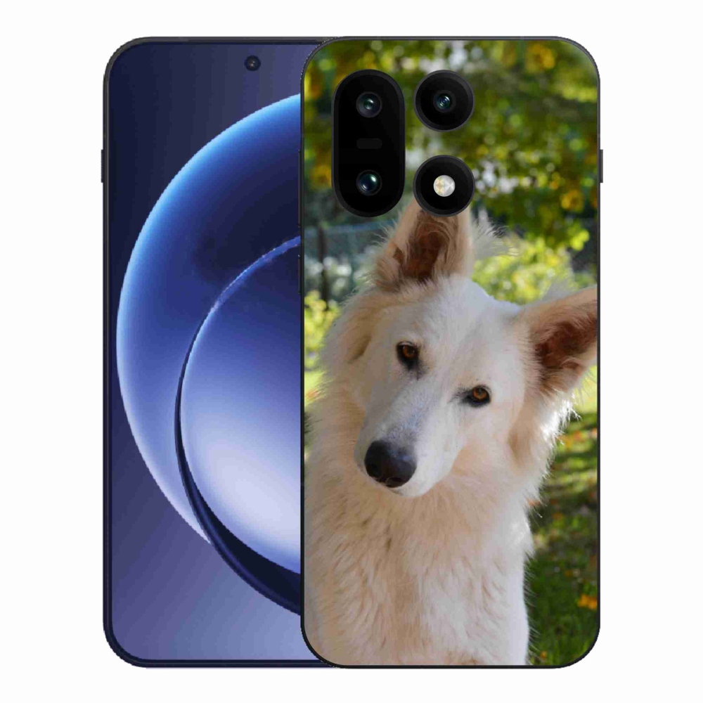Gélový kryt mmCase na One Plus 15 - biely švajčiarsky ovčiak 1