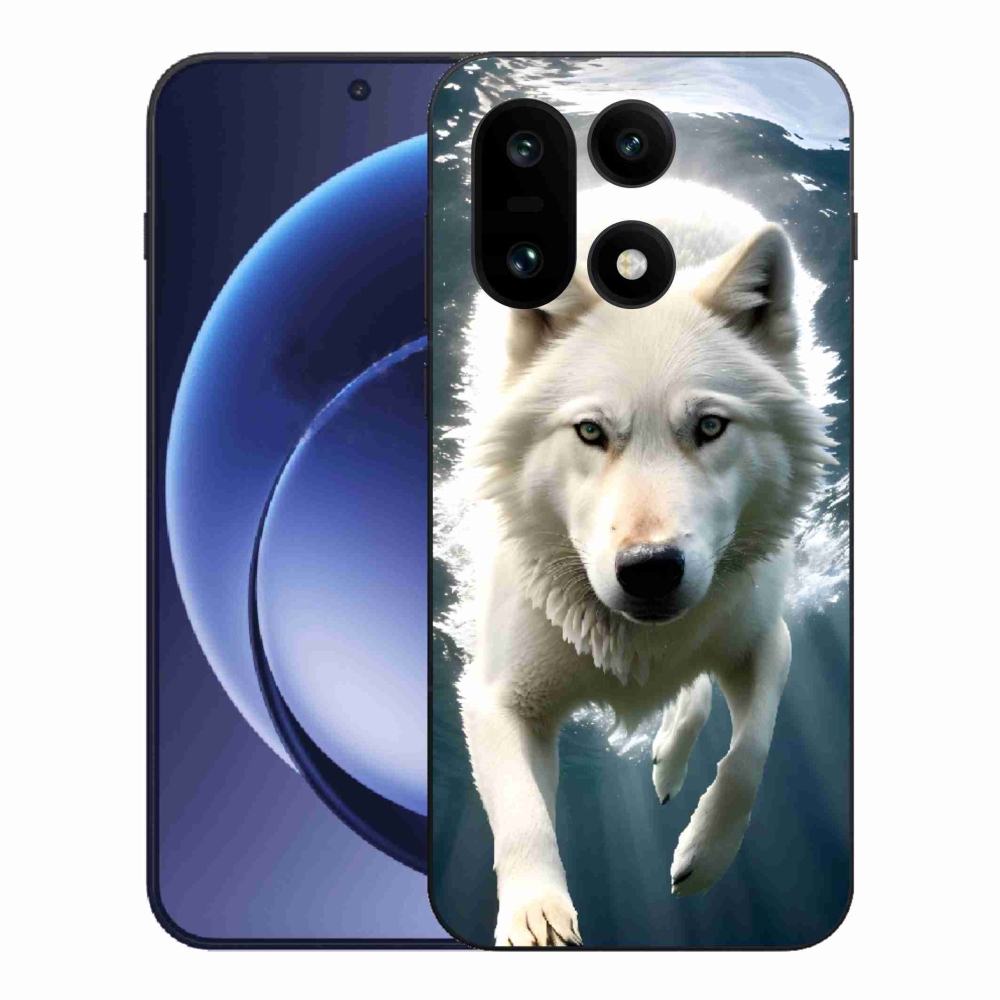 Gélový kryt mmCase na One Plus 15 - biely vlk