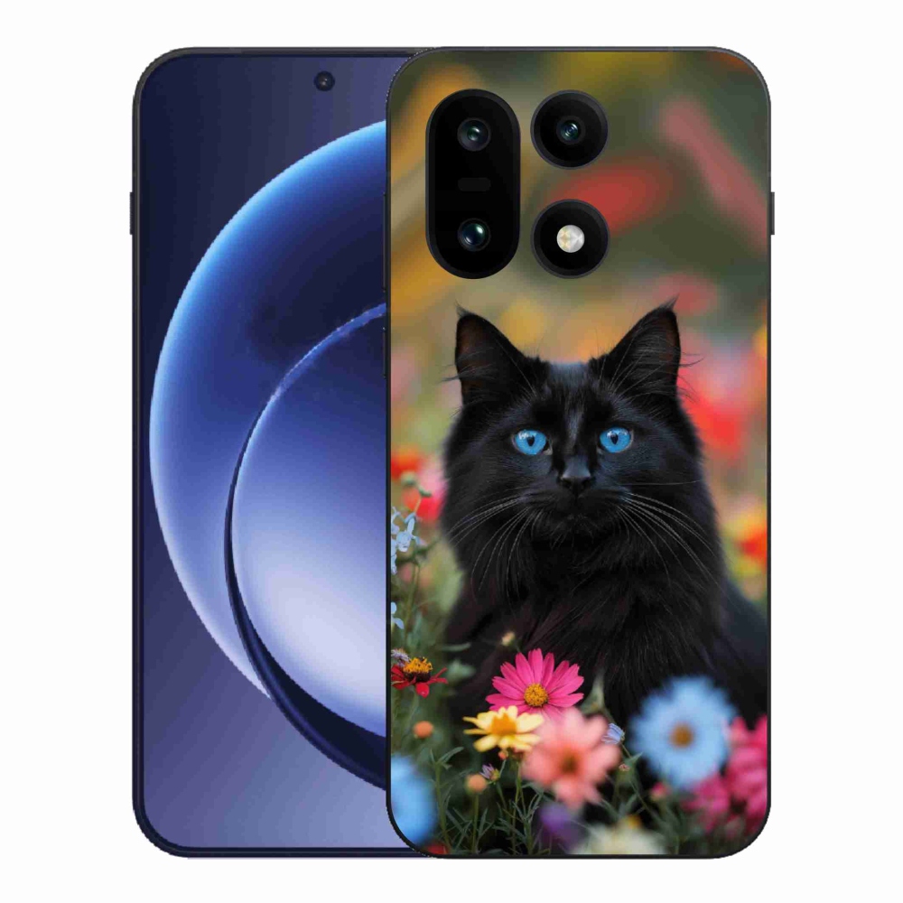 Gélový kryt mmCase na One Plus 15 - čierne mačiatko 4