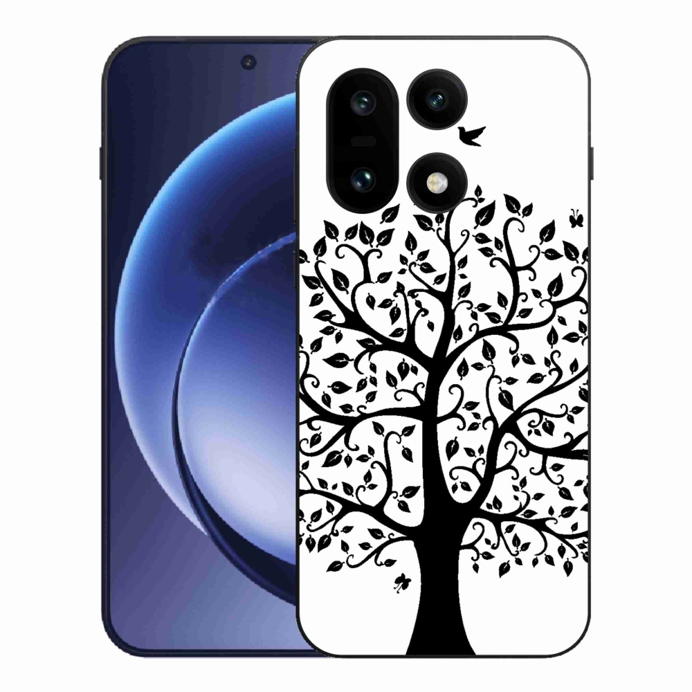 Gélový kryt mmCase na One Plus 15 - čiernobiely strom