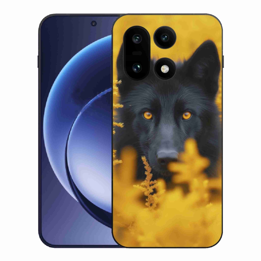 Gélový kryt mmCase na One Plus 15 - čierny vlk 2