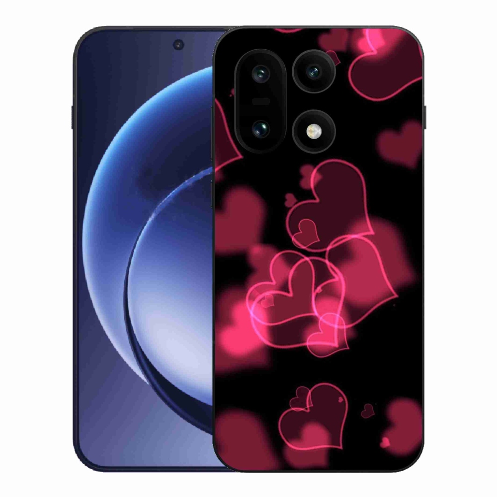 Gélový kryt mmCase na One Plus 15 - červená srdiečka