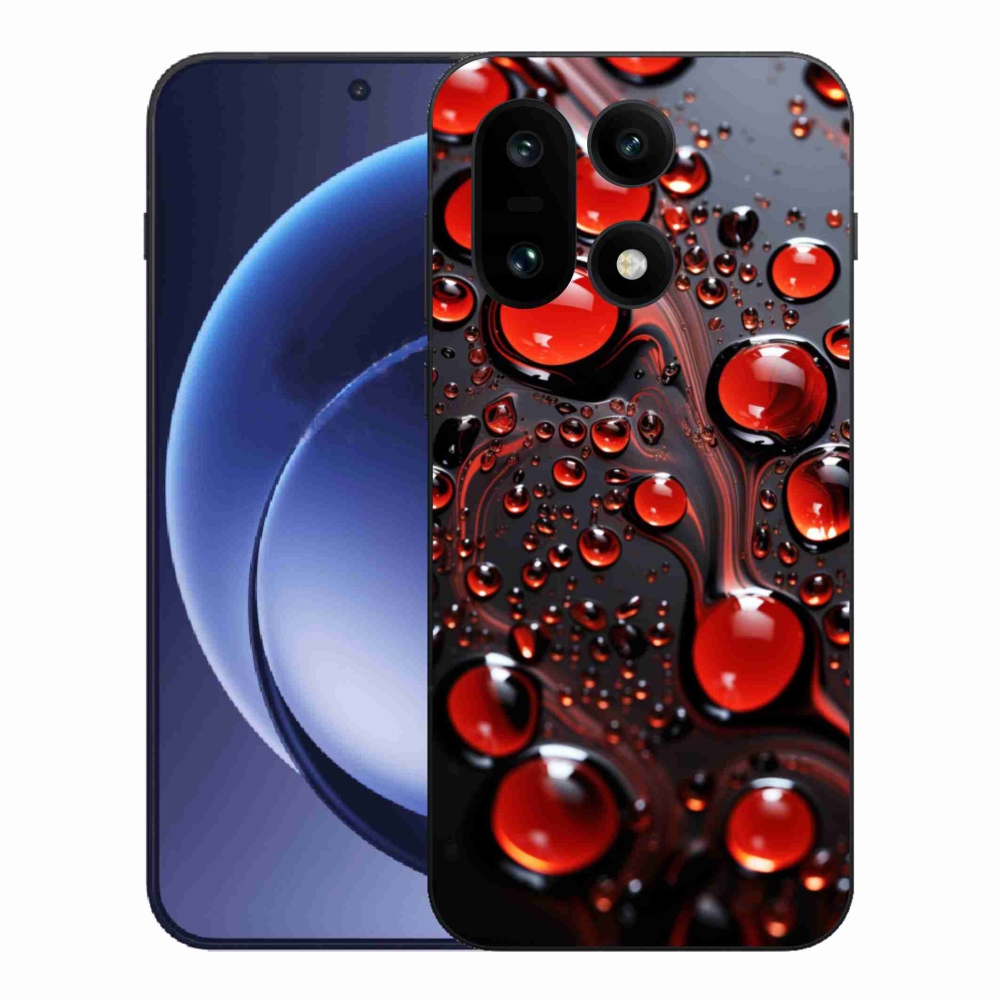 Gélový kryt mmCase na One Plus 15 - červené kvapky 2