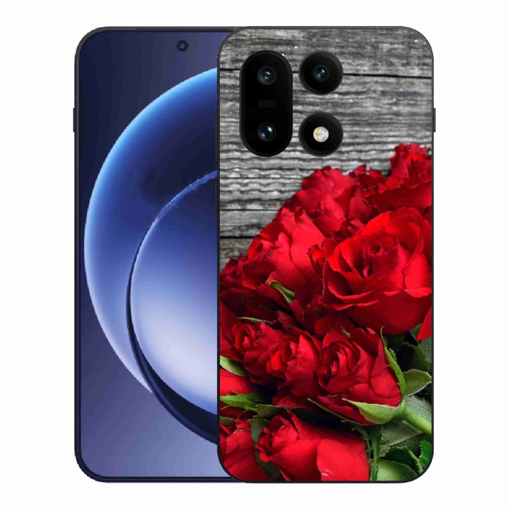 Gélový kryt mmCase na One Plus 15 - červené ruže