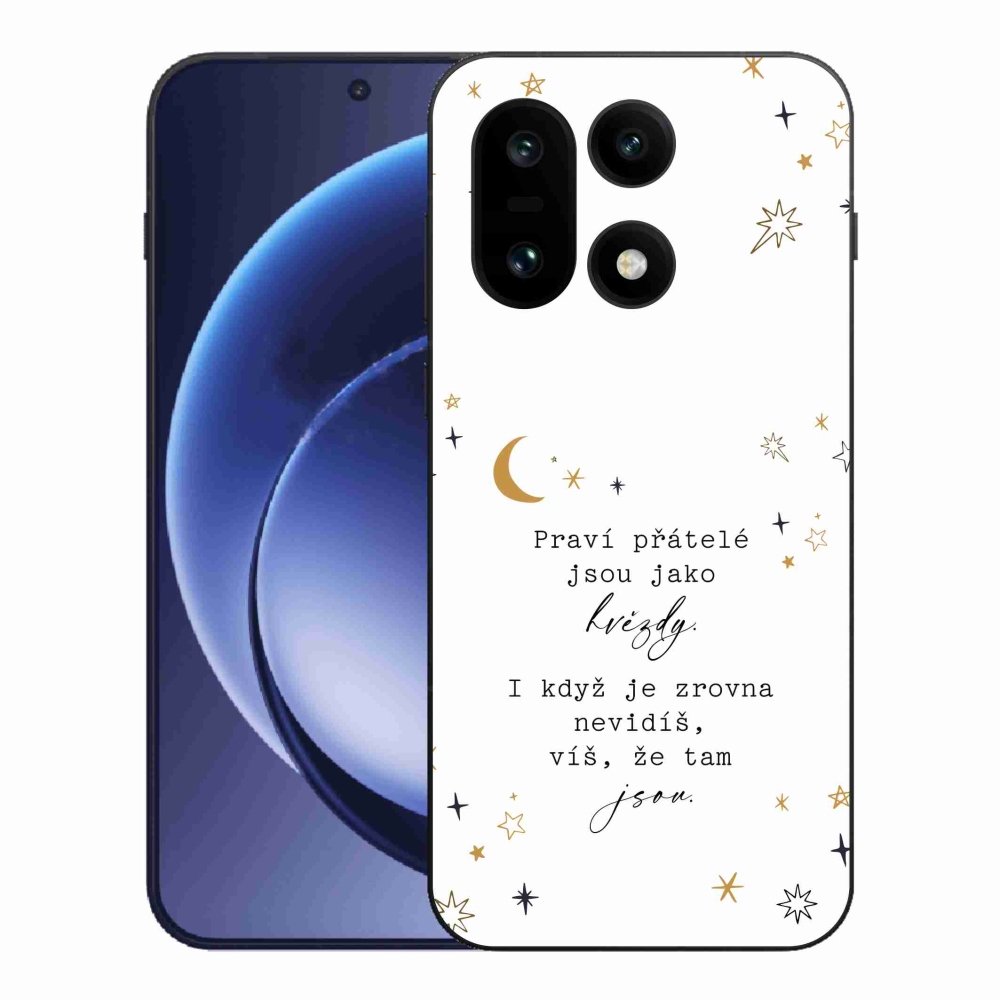 Gélový kryt mmCase na One Plus 15 - citát 6 biele pozadie