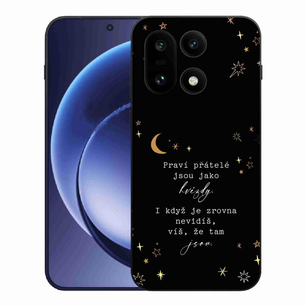 Gélový kryt mmCase na One Plus 15 - citát 6 čierne pozadie
