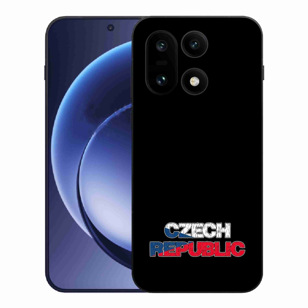 Gélový kryt mmCase na One Plus 15 - Slovak Republic čierne pozadie