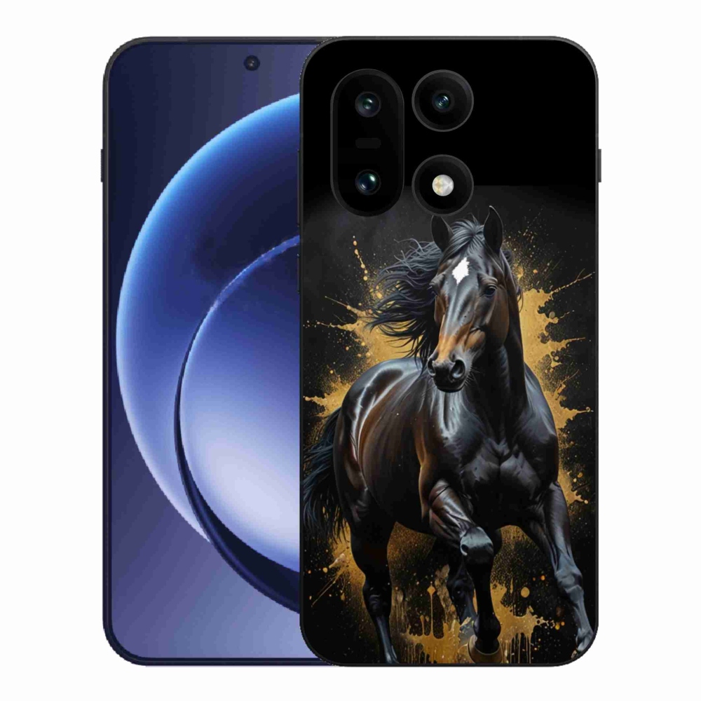 Gélový kryt mmCase na One Plus 15 - elegantný čierny žrebec