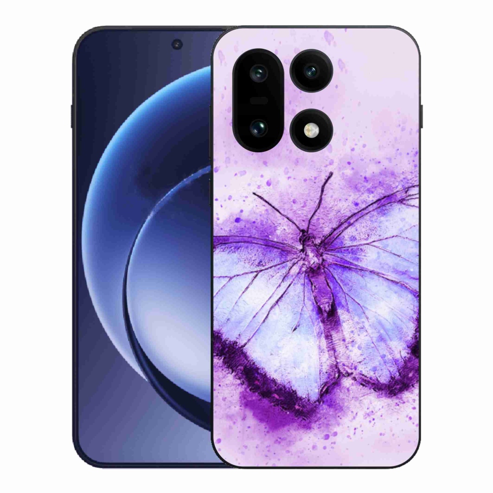 Gélový kryt mmCase na One Plus 15 - fialový motýľ