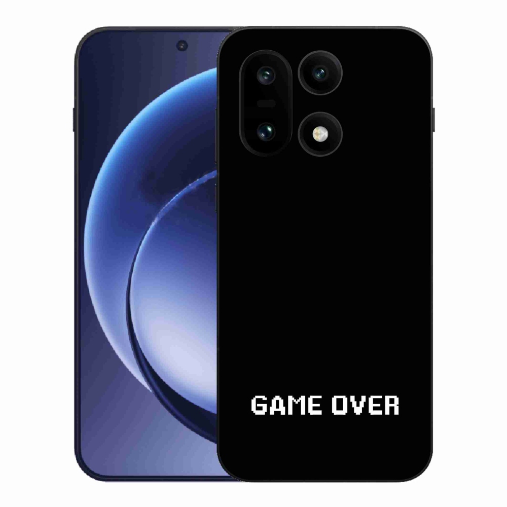 Gélový kryt mmCase na One Plus 15 - game over čierne pozadie