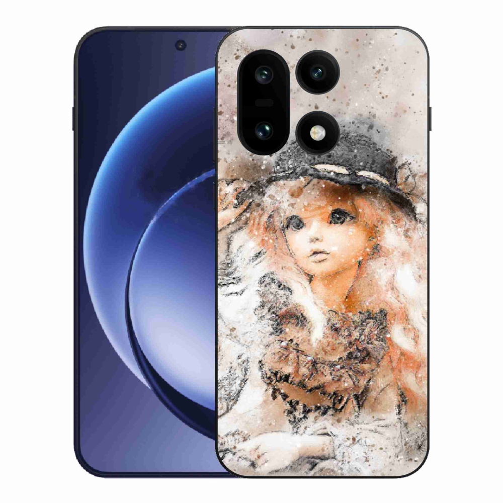 Gélový kryt mmCase na One Plus 15 - dievčatko s klobúkom