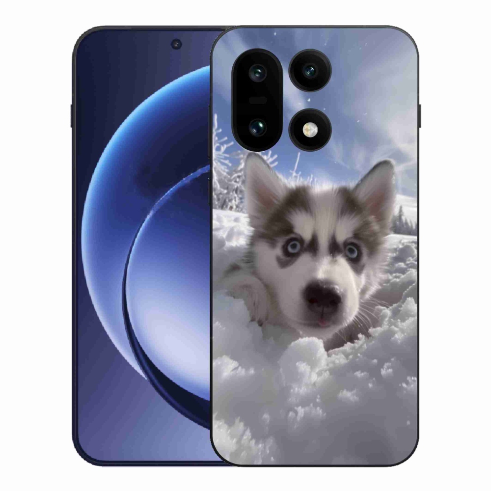 Gélový kryt mmCase na One Plus 15 - husky v snehu