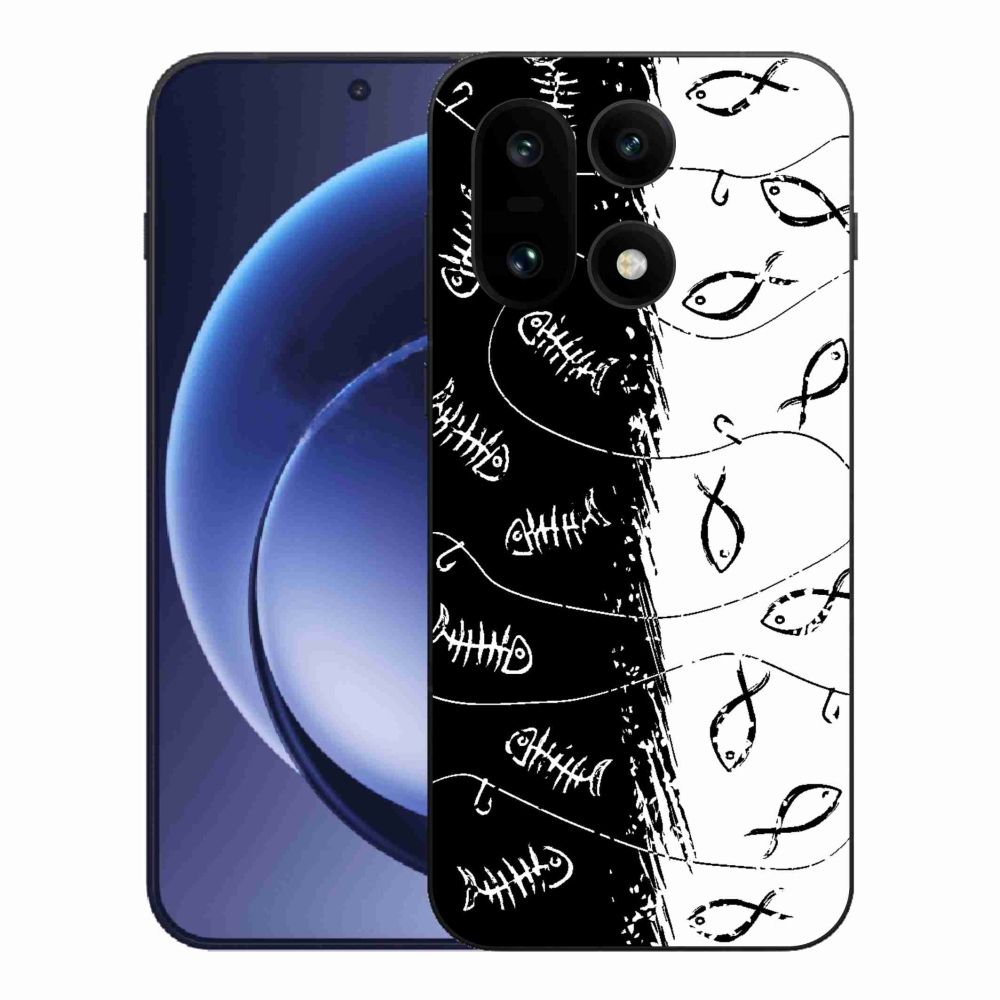 Gélový kryt mmCase na One Plus 15 - kostry a rybky