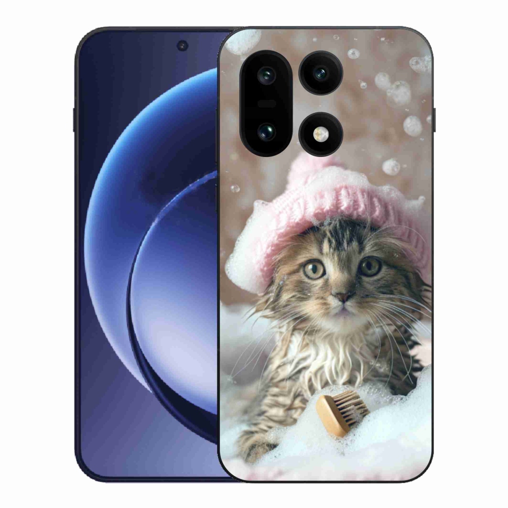Gélový kryt mmCase na One Plus 15 - mačiatko a kúpeľ