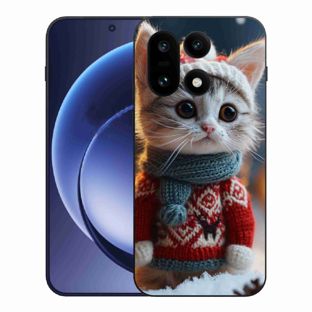 Gélový kryt mmCase na One Plus 15 - mačiatko vo svetri