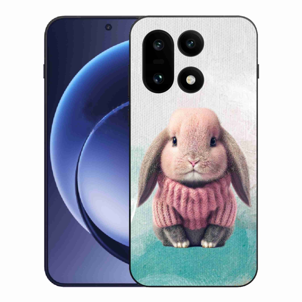 Gélový kryt mmCase na One Plus 15 - zajačik vo svetri