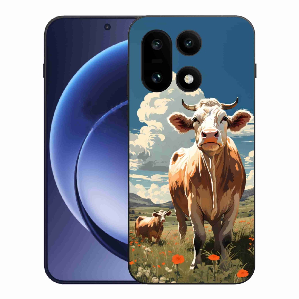 Gélový kryt mmCase na One Plus 15 - kravy na lúke