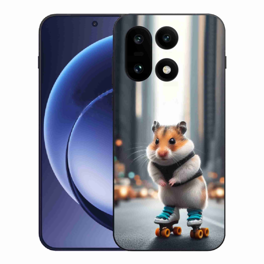 Gélový kryt mmCase na One Plus 15 - škrečok na korčuliach
