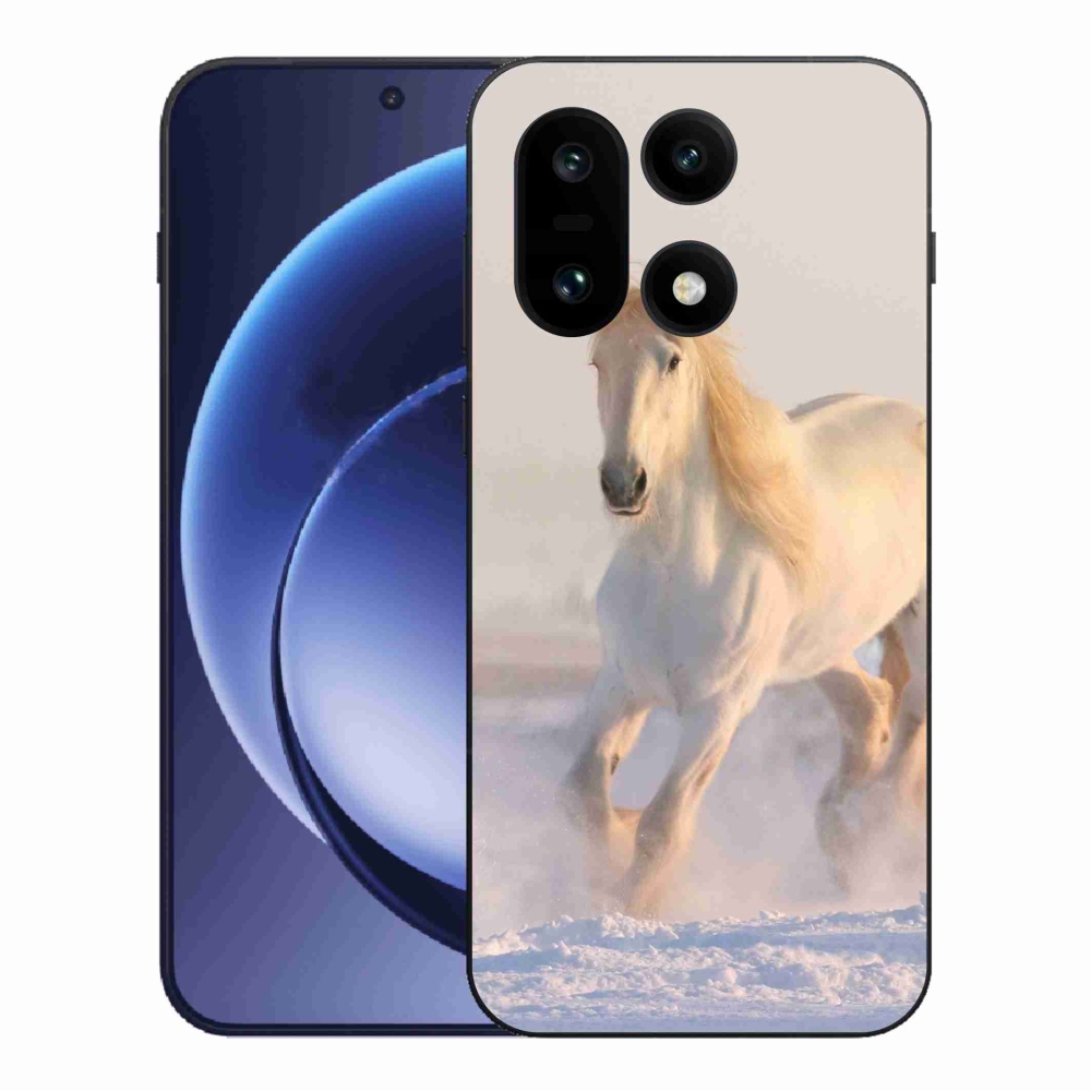 Gélový kryt mmCase na One Plus 15 - kôň v snehu