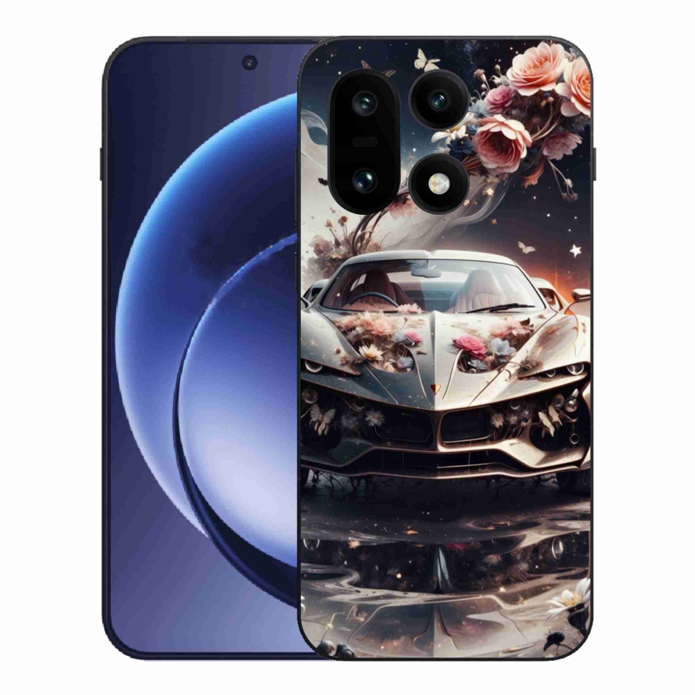 Gélový kryt mmCase na One Plus 15 - kvetinový športový automobil