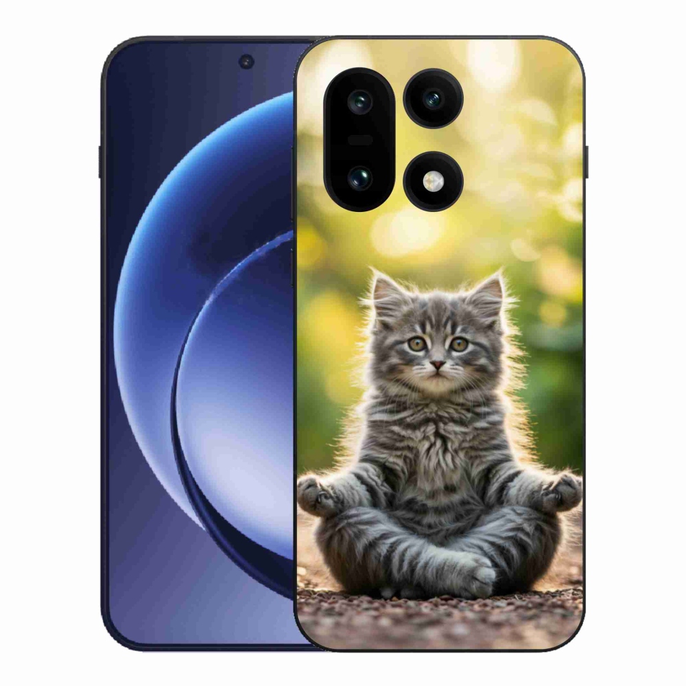Gélový kryt mmCase na One Plus 15 - meditujúce mačiatko