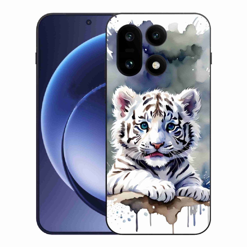 Gélový kryt mmCase na One Plus 15 - mláďa bieleho tigra