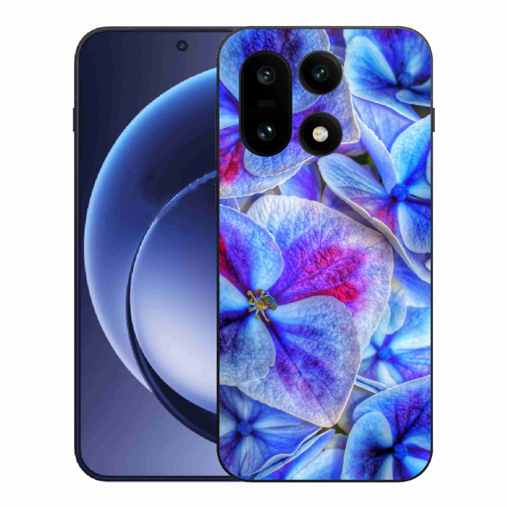 Gélový kryt mmCase na One Plus 15 - modré kvety 1