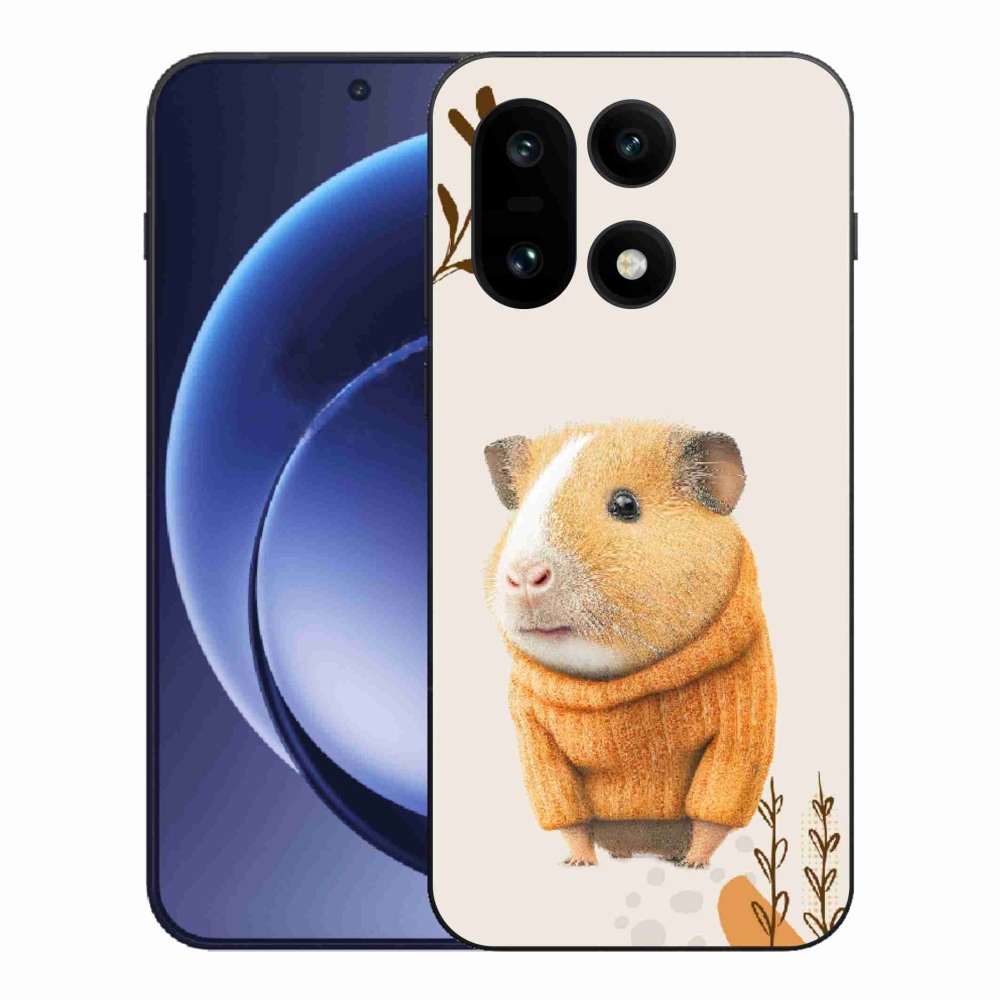 Gélový kryt mmCase na One Plus 15 - morča vo svetri