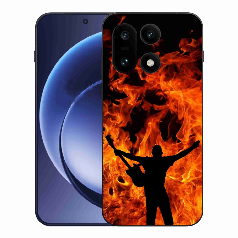 Gélový kryt mmCase na One Plus 15 - muzikant a oheň