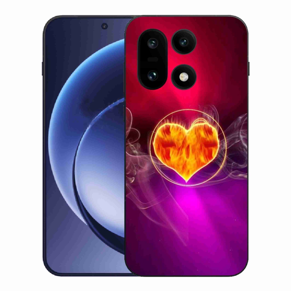 Gélový kryt mmCase na One Plus 15 - ohnivé srdce