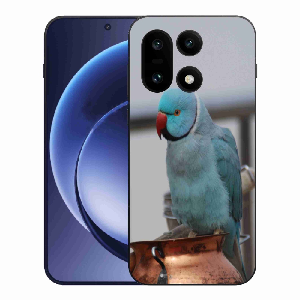 Gélový kryt mmCase na One Plus 15 - papagáj alexander modrý