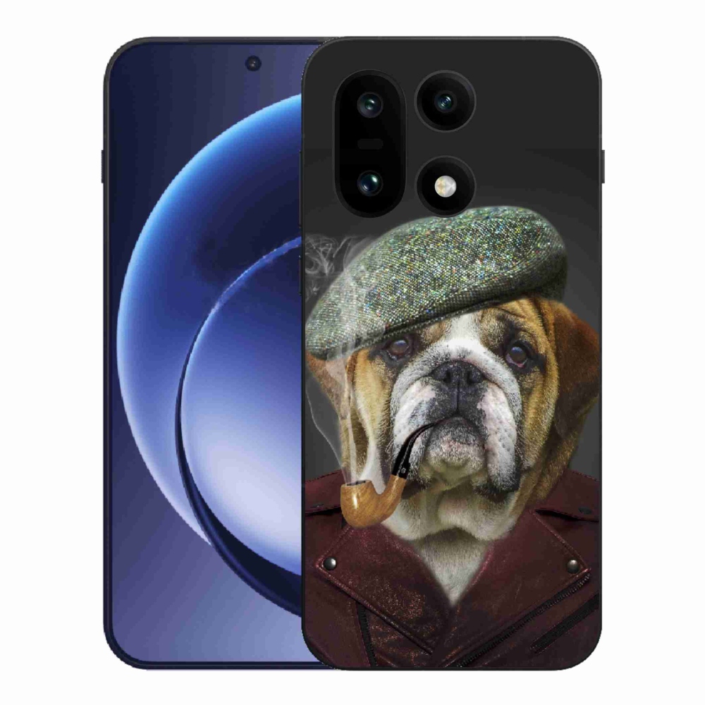 Gélový kryt mmCase na One Plus 15 - pes s fajkou
