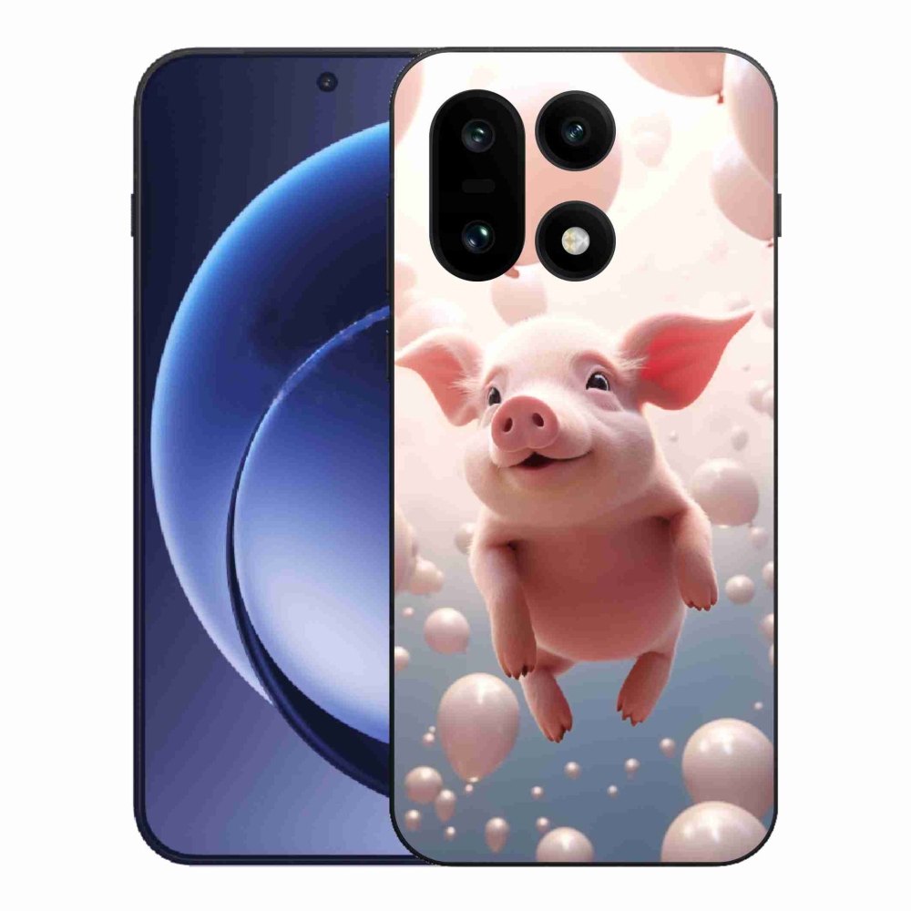 Gélový kryt mmCase na One Plus 15 - prasiatko s balónikmi