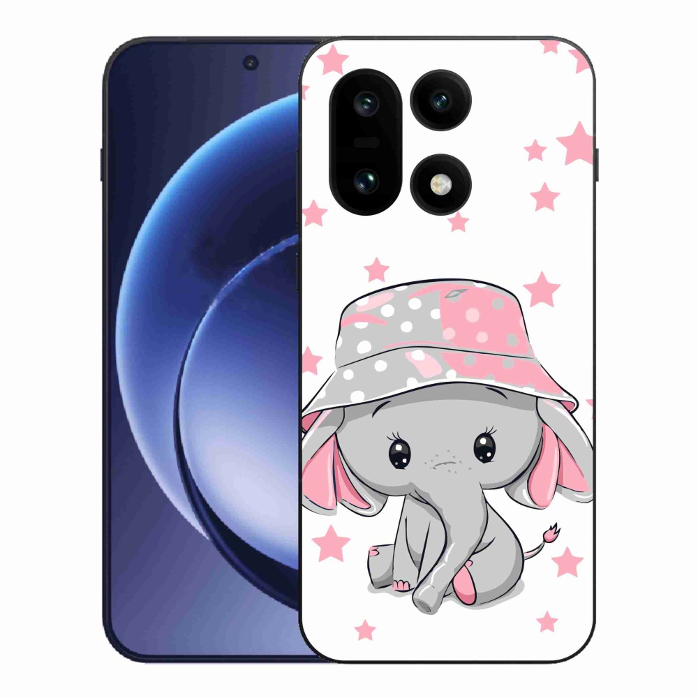 Gélový kryt mmCase na One Plus 15 - ružový slon