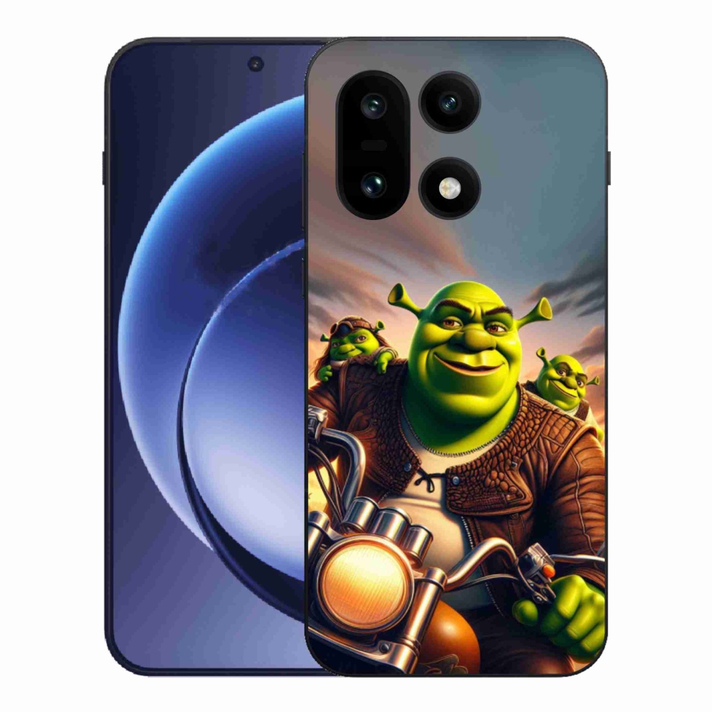 Gélový kryt mmCase na One Plus 15 - shrek na motorke
