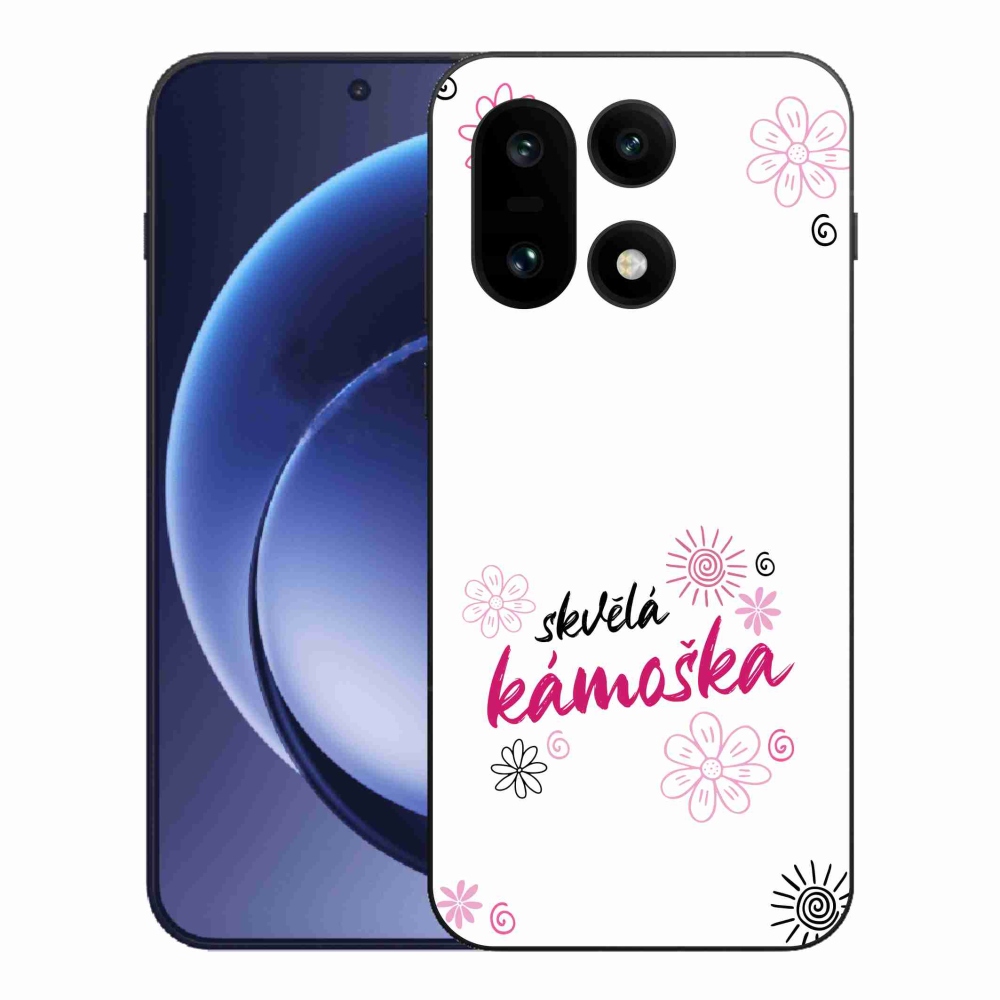 Gélový kryt mmCase na One Plus 15 - skvelá kamoška biele pozadie