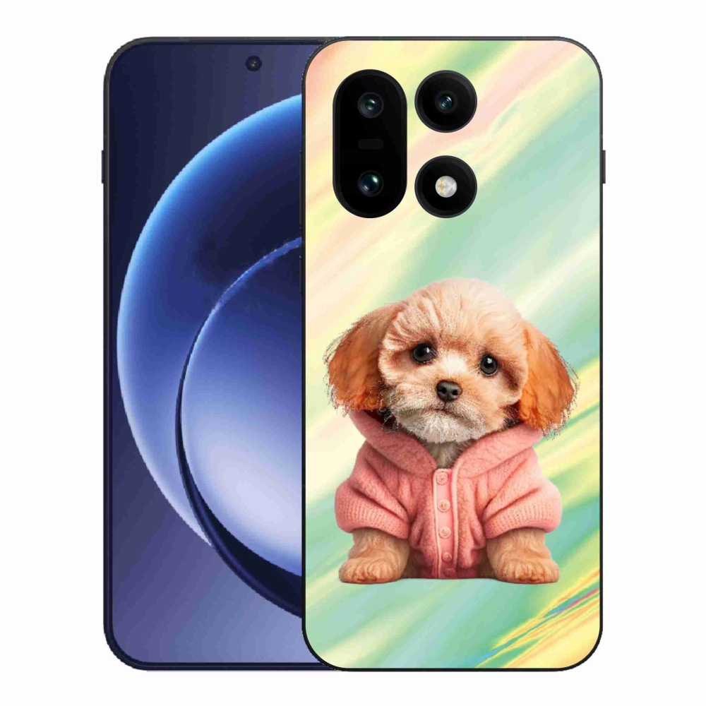 Gélový kryt mmCase na One Plus 15 - šteňa vo svetri