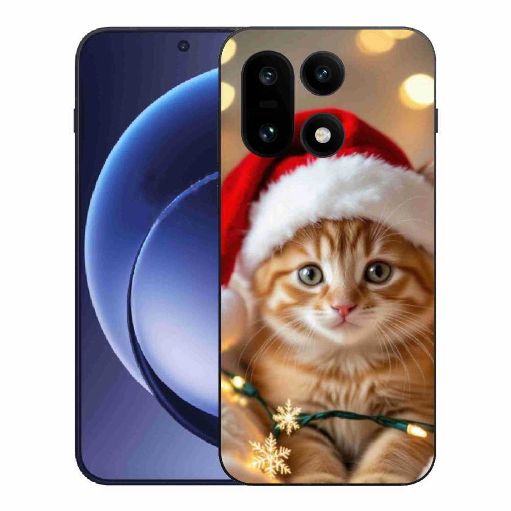 Gélový kryt mmCase na One Plus 15 - vianočné mačiatko