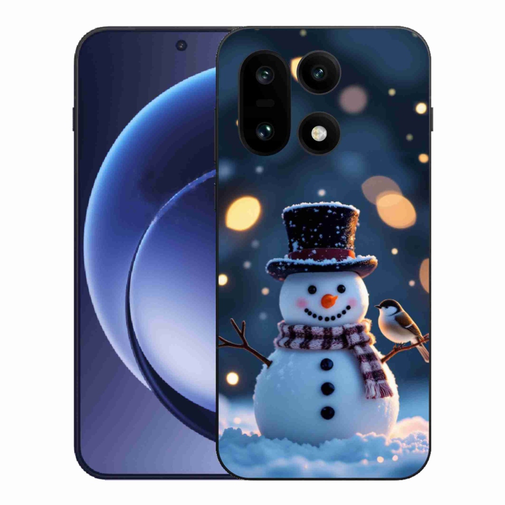 Gélový kryt mmCase na One Plus 15 - vianočný snehuliak