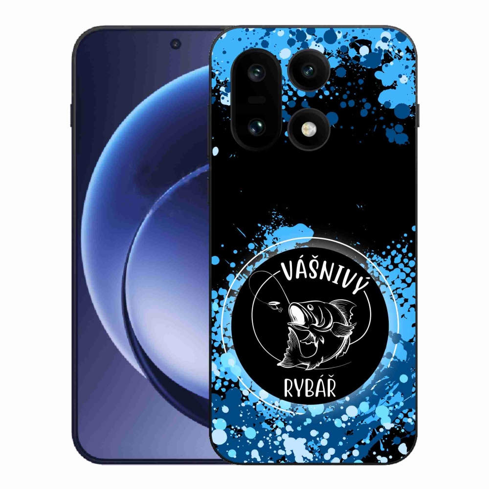 Gélový kryt mmCase na One Plus 15 - vášnivý rybár čierne pozadie