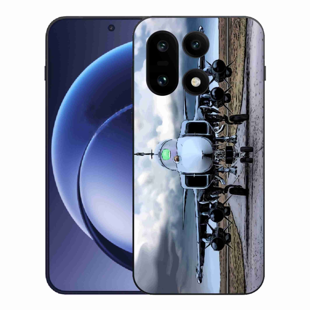 Gélový kryt mmCase na One Plus 15 - vojenské lietadlo