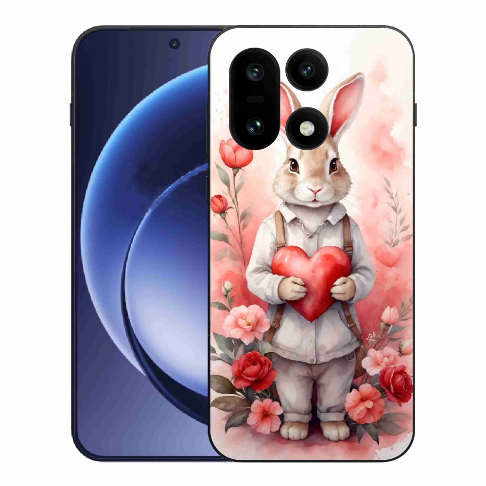 Gélový kryt mmCase na One Plus 15 - zajac so srdiečkom