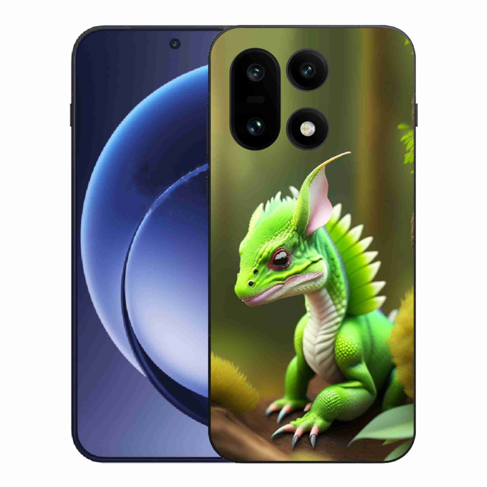 Gélový kryt mmCase na One Plus 15 - zelený dráčik