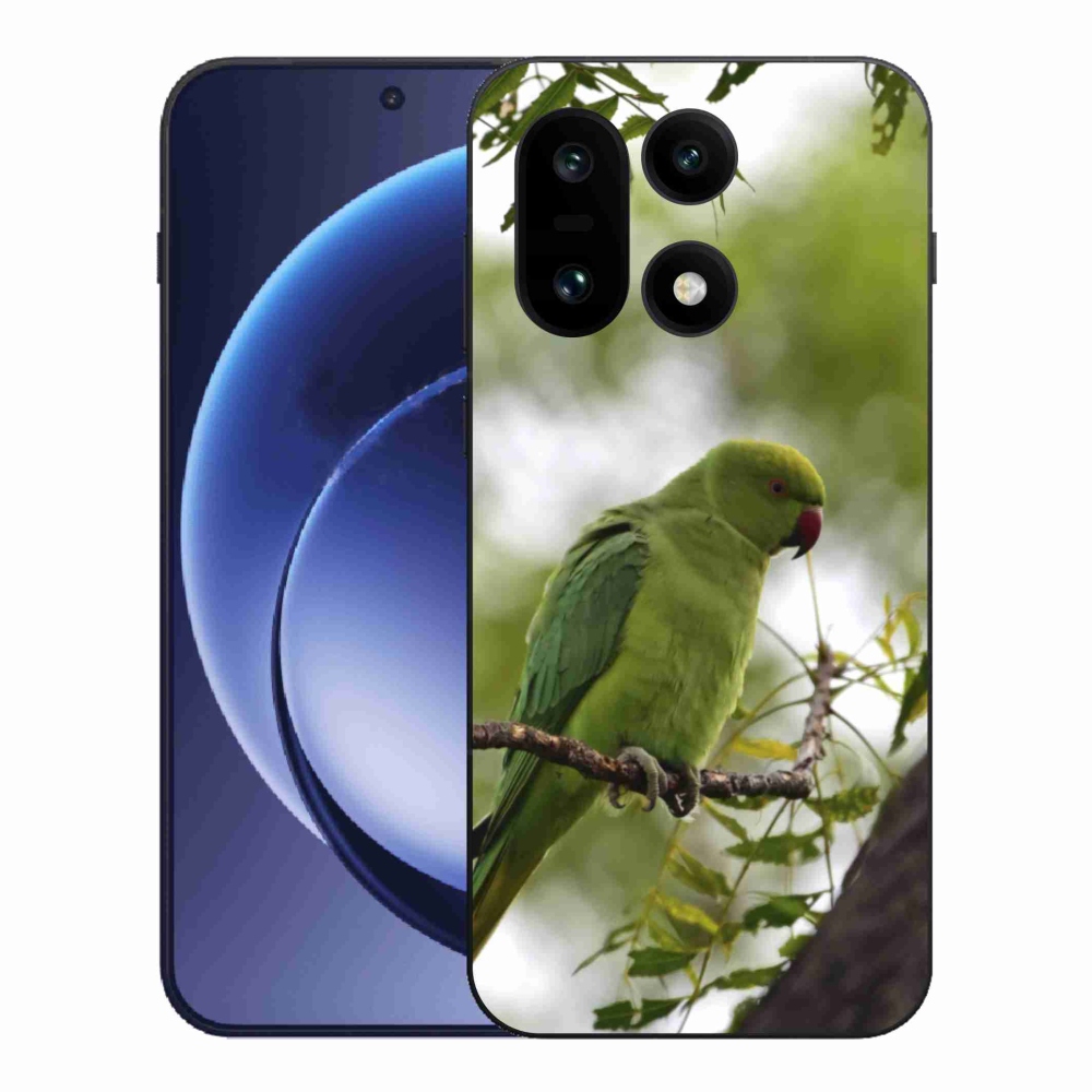 Gélový kryt mmCase na One Plus 15 - zelený papagáj