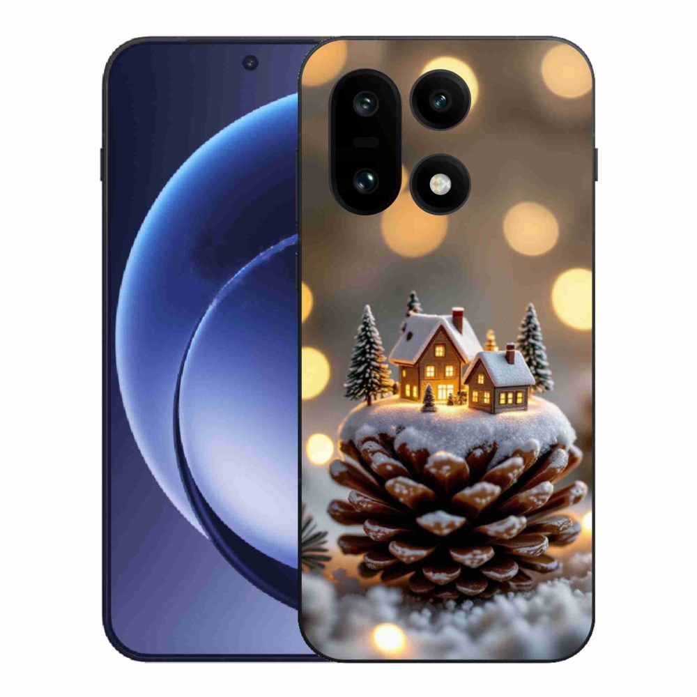 Gélový kryt mmCase na One Plus 15 - zimná dedinka