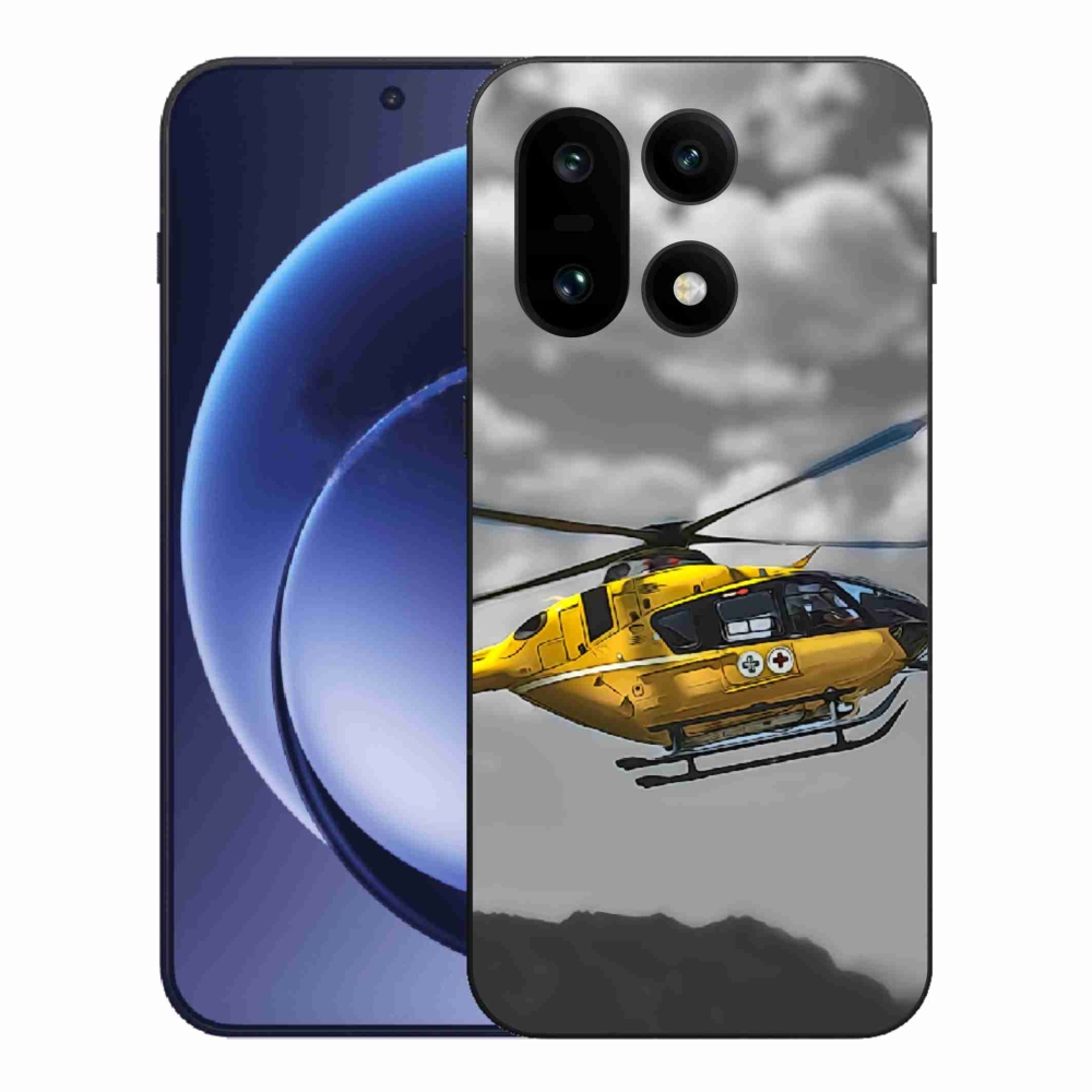 Gélový kryt mmCase na One Plus 15 - žltá helikoptéra